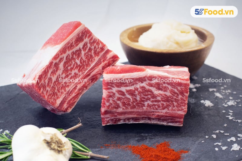 Choice (loại cao cấp) - Sườn non bò Mỹ có xương - Short Rib Bone In USDA
