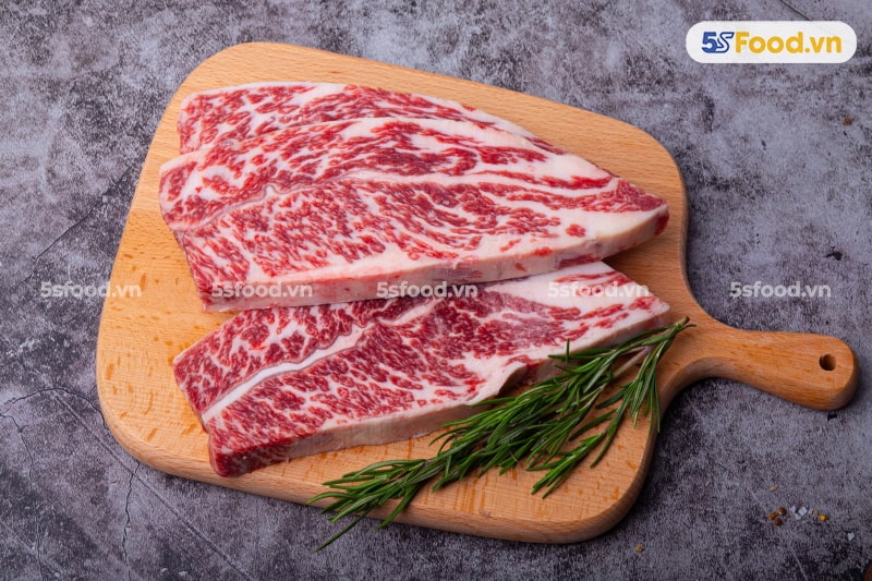 Choice (loại cao cấp) - Sườn non bò Mỹ rút xương - Short Rib Boneless USDA