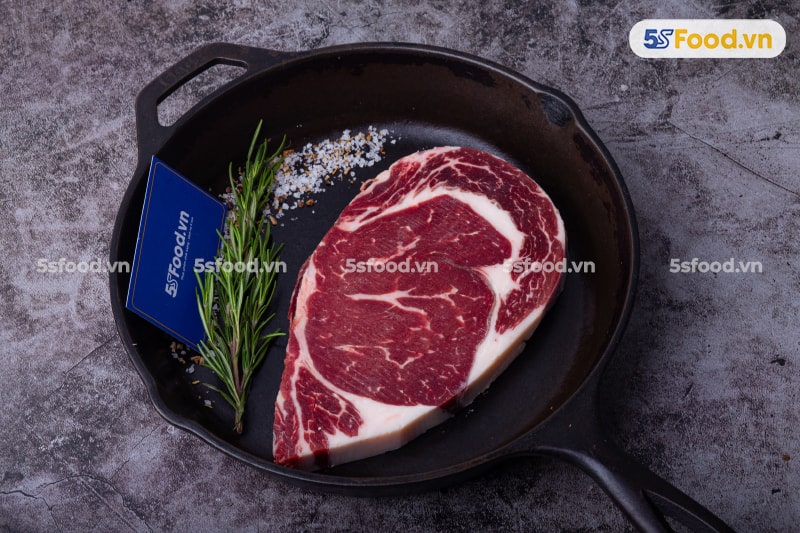 Choice (loại cao cấp) - Thăn lưng bò Mỹ  - Rib Eye Beef USDA