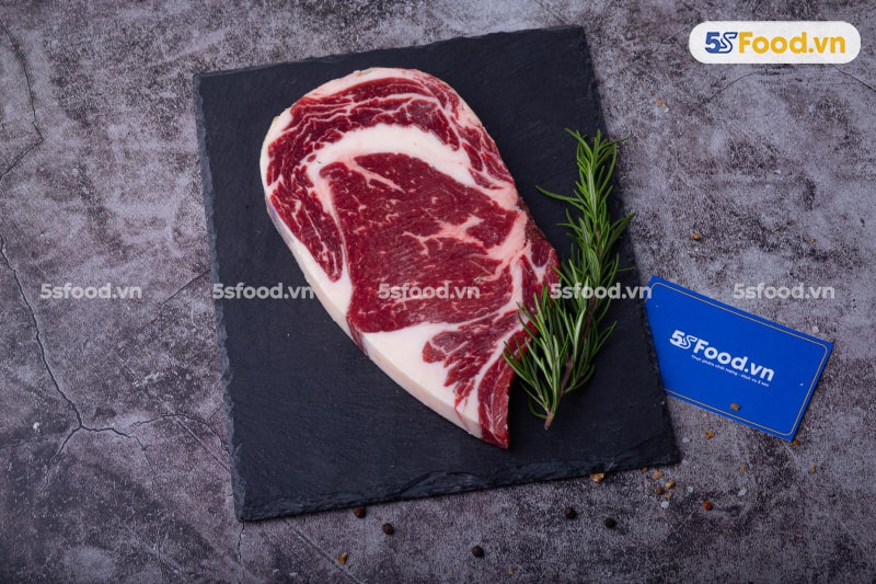Choice (loại cao cấp) - Thăn lưng bò Mỹ  - Rib Eye Beef USDA