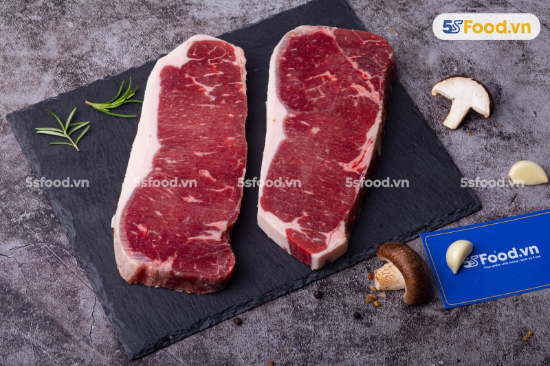 Choice (loại cao cấp) - Thăn ngoại bò Mỹ - Striploin beef USDA