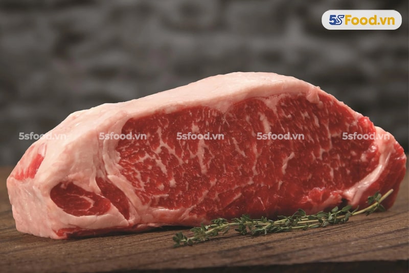 Choice (loại cao cấp) - Thăn ngoại bò Mỹ - Striploin beef USDA